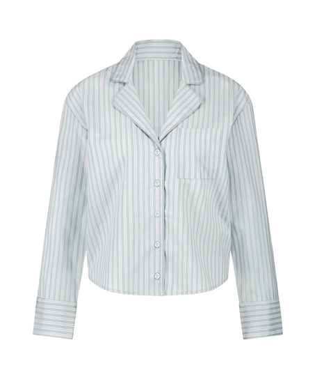 Long Sleeve Cotton Jacket, Green