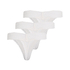 3 Pack Madison Thong, White