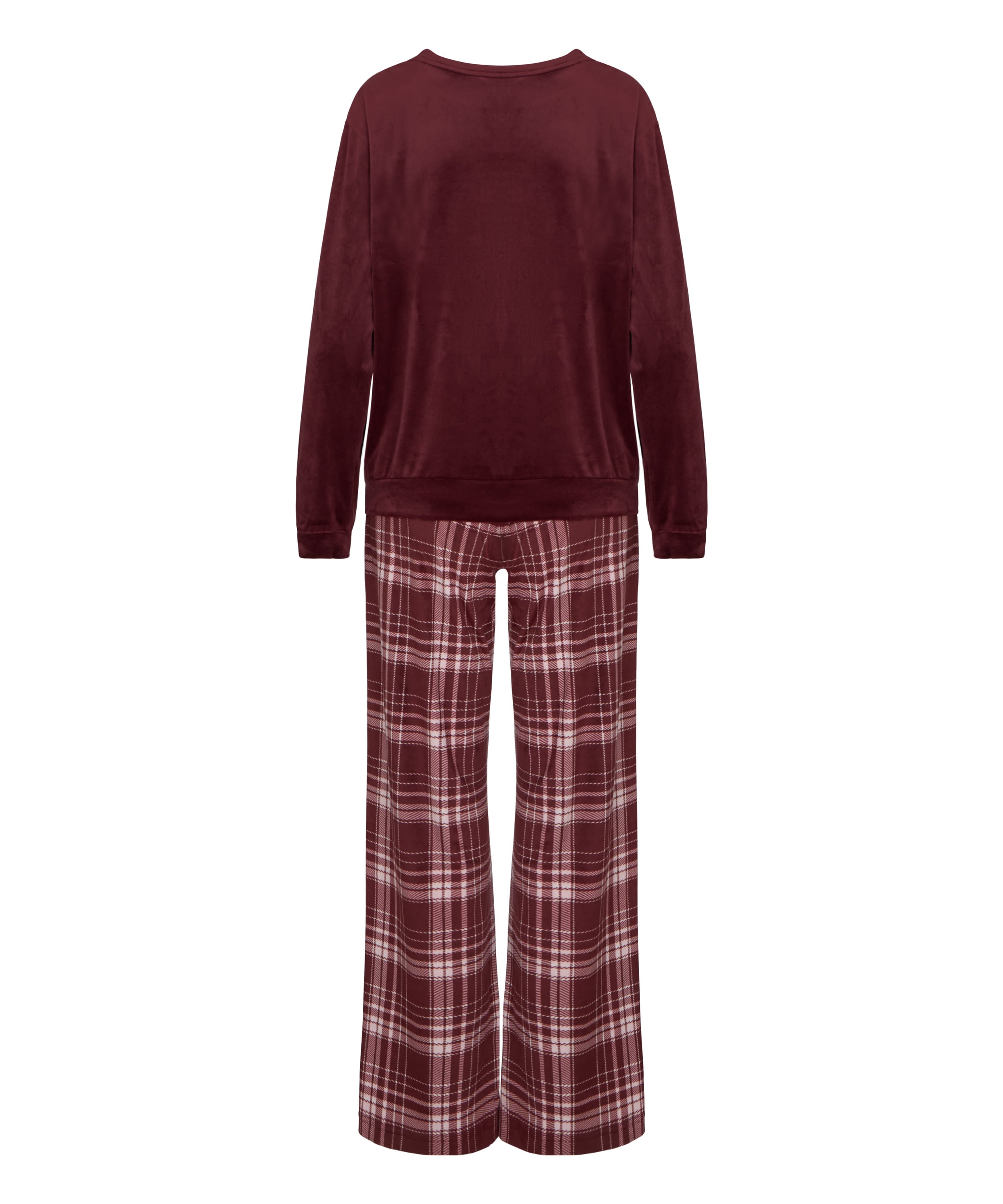 Velvet Pyjama Set, Purple, main