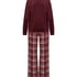 Velvet Pyjama Set, Purple