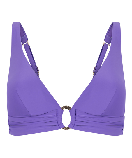 Triangle Bikini Top Luxe, Purple