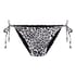 Cheeky Bikini Bottom Leopard, Black