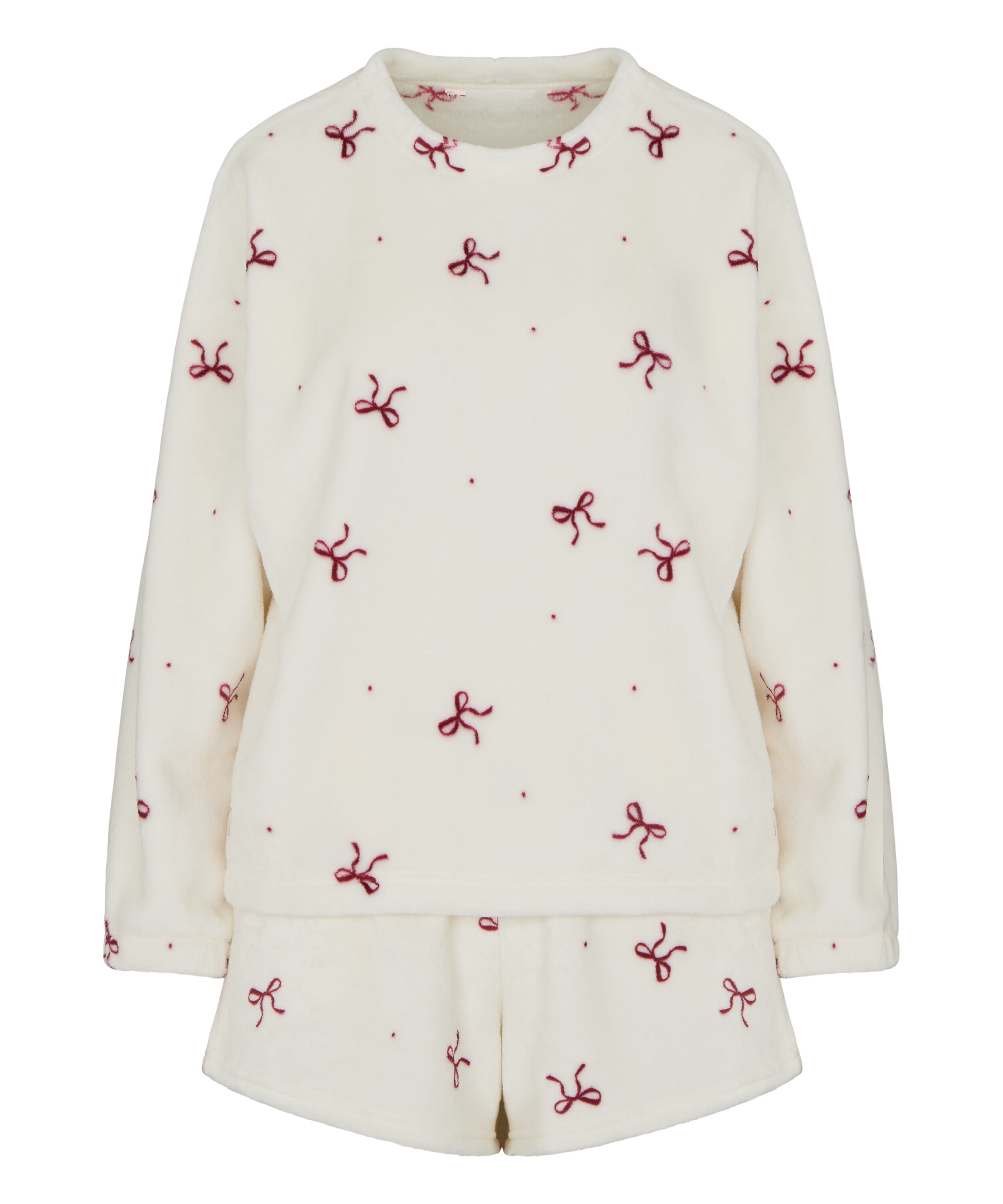 Pyjamaset Fleece, White