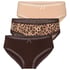 Multipack Cotton Brazilian, Brown