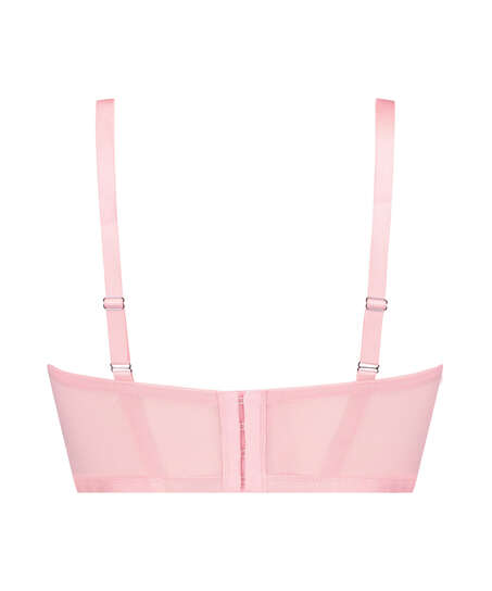 Louise Non-Padded Longline Underwired Bra Kim Petras, Pink