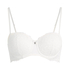 Marine Padded Underwired Strapless Bra, White