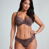 Daisy Non-Padded Underwired Bra, Brown
