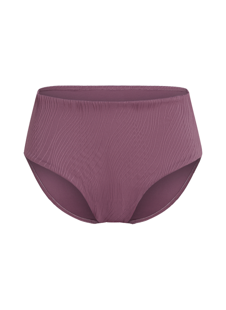 High Waist Rio Bikini Bottom, Purple