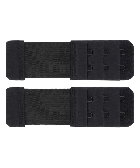 2-Pack Bra Extenders, Black