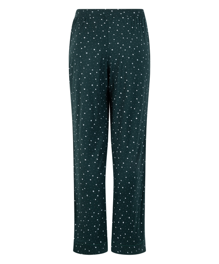 Jersey Pyjama Pants, Green
