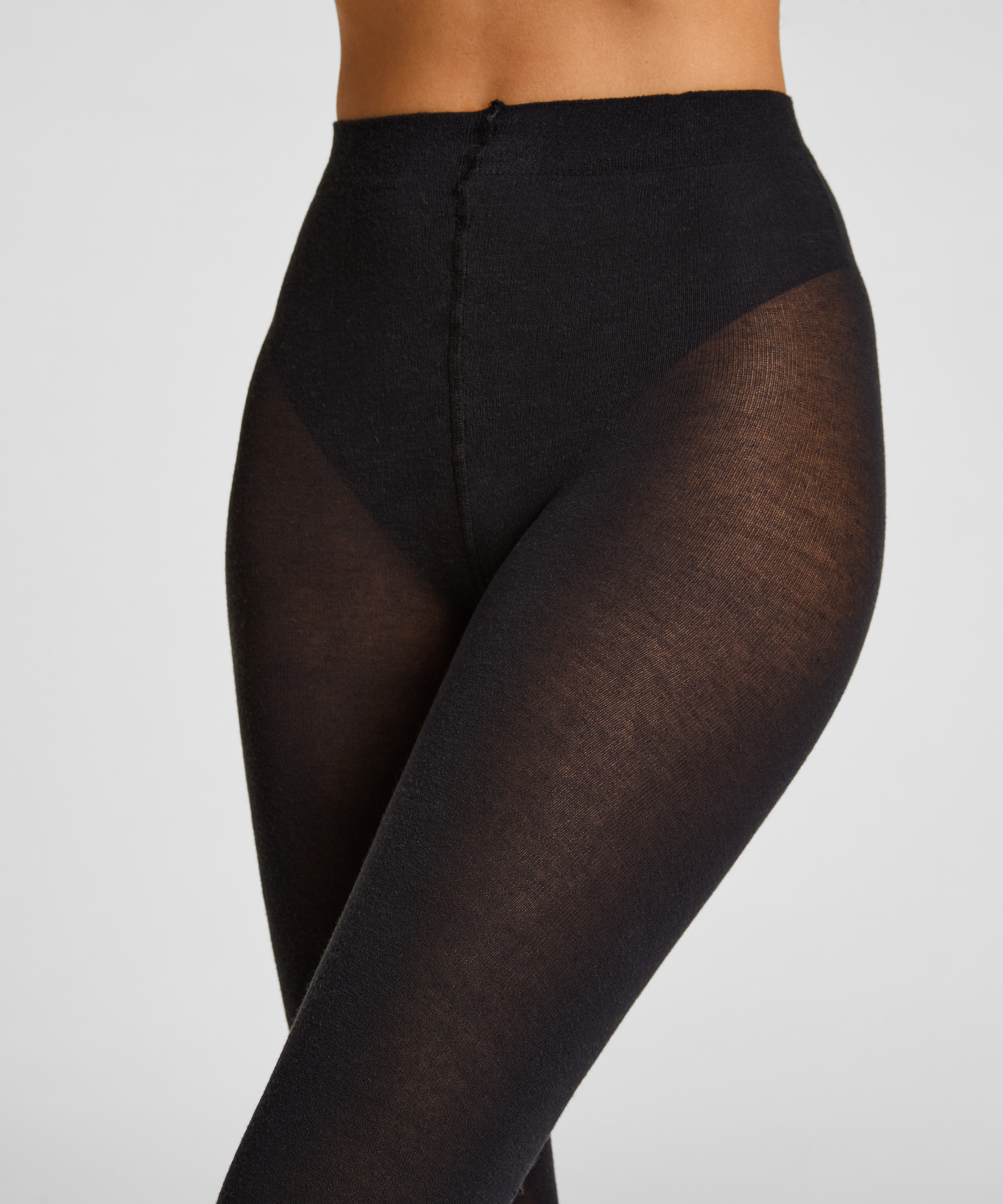 Tight Light Knit Cashmere Blend, Black, main