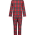 Flannel Pyjama Set, Red