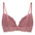 Marine Padded Push-Up Underwired Bra, Purple