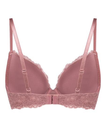 Marine Padded Push-Up Underwired Bra, Purple