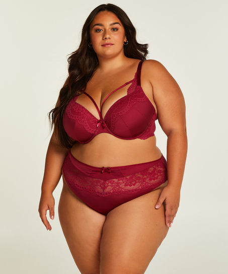 Georgia Padded Underwired Bra, Red