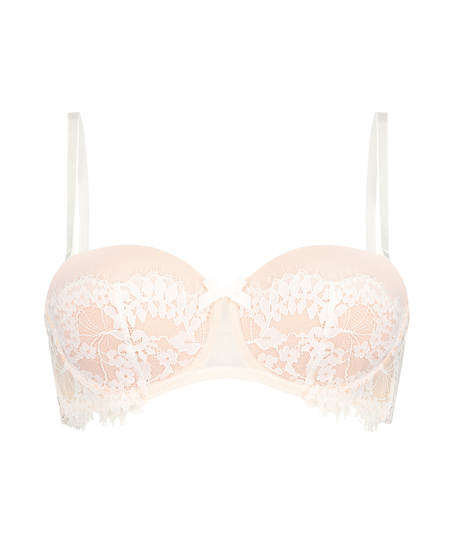 Leyla padded underwired bra, White