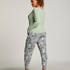 Ribbed Pyjama Top, Green