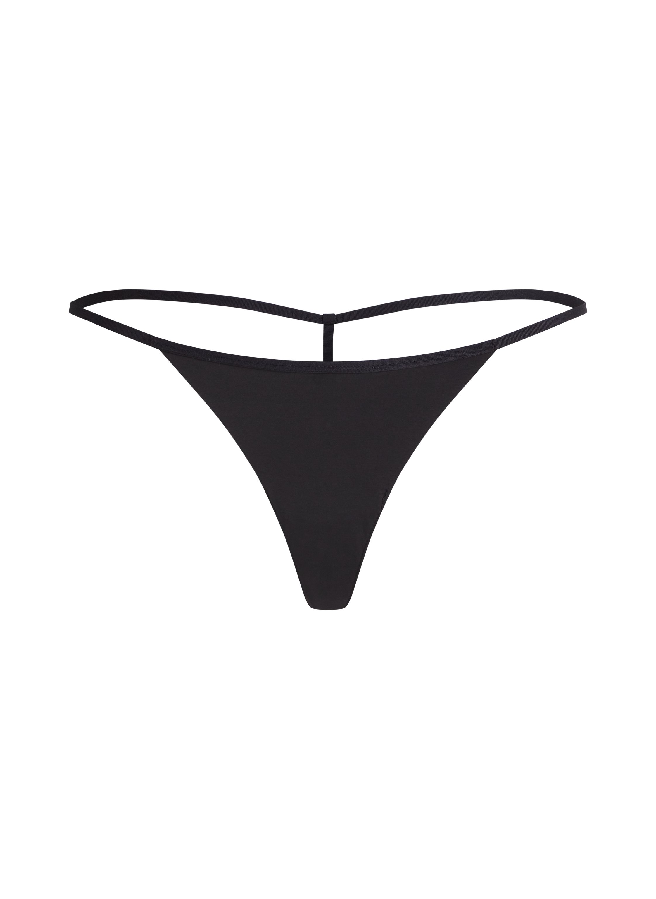 Seamless thong, Black, main