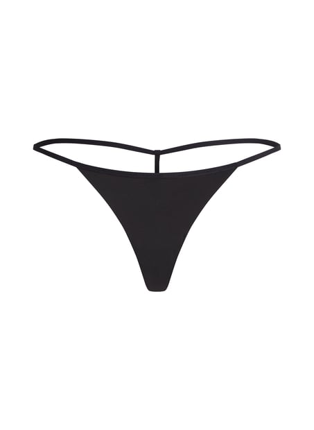 Seamless thong, Black
