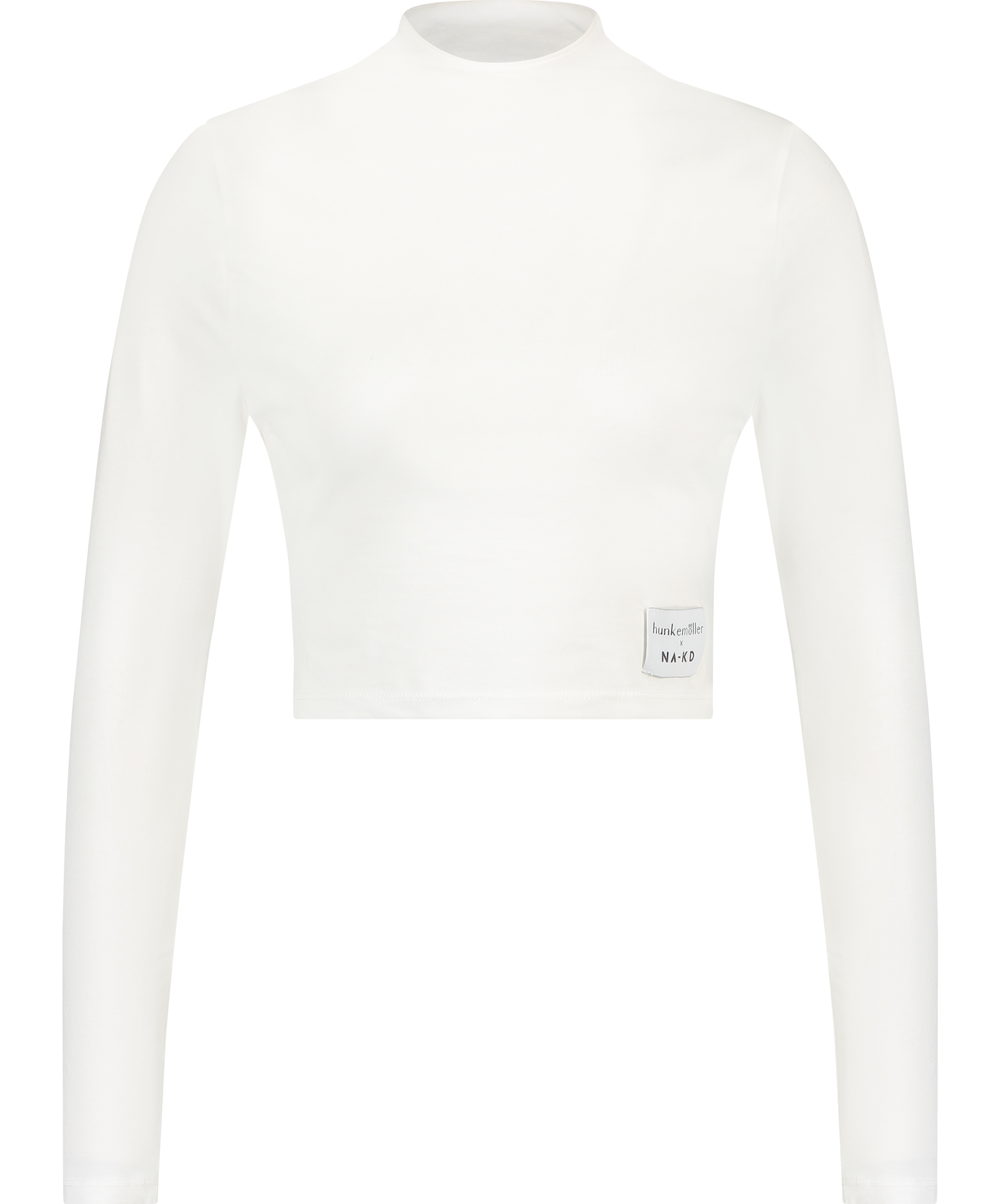 Crop top Lia HKM x NA-KD, White, main