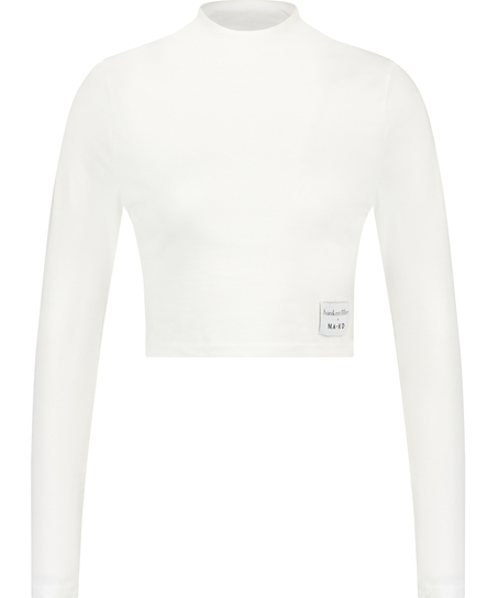 Crop top Lia HKM x NA-KD, White