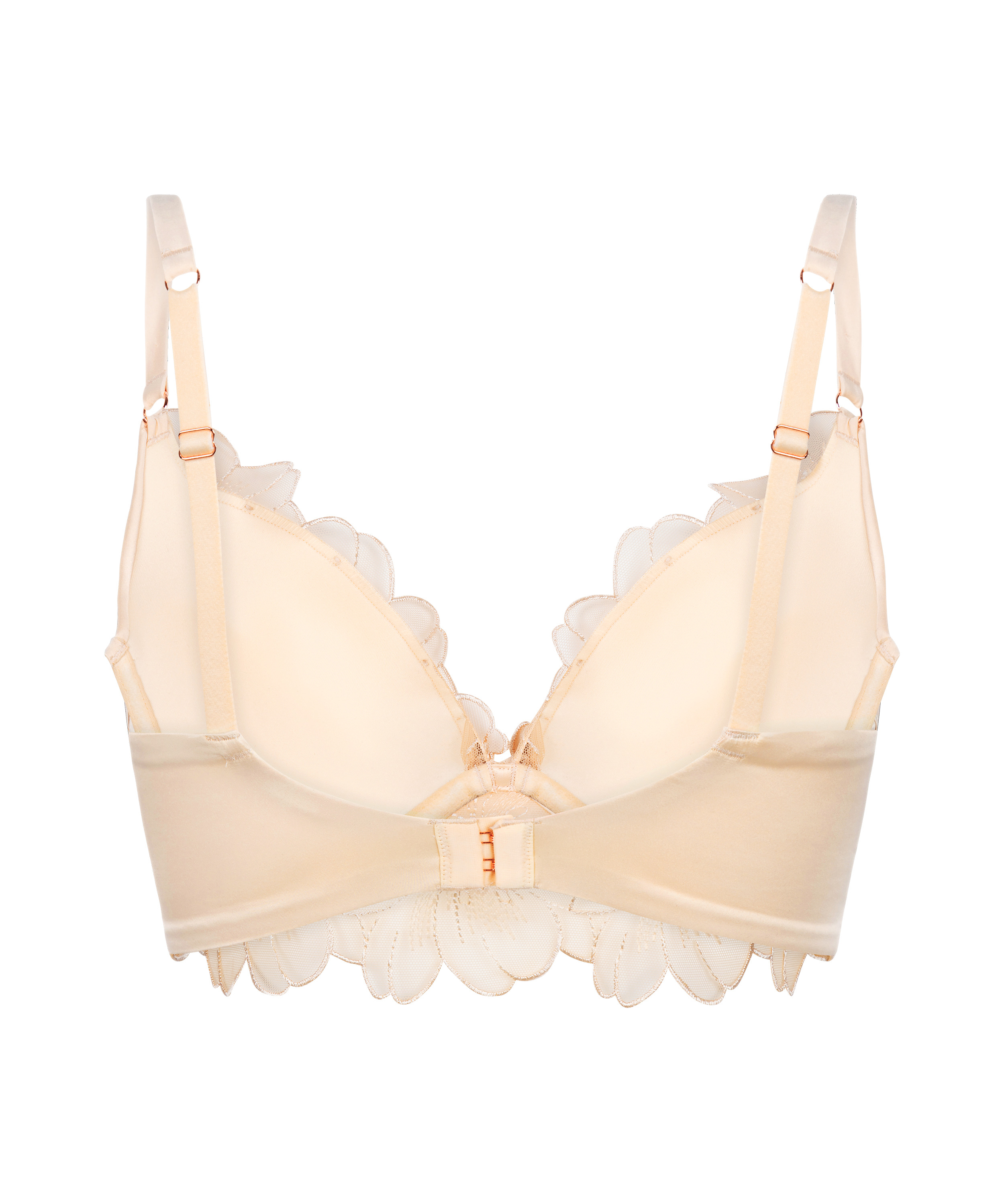 Emilia Padded Underwired Push-Up Bra, Yellow, main