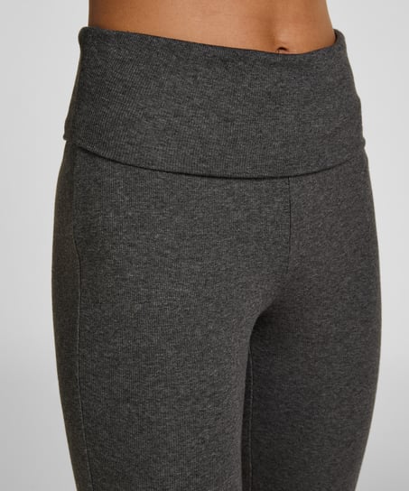 Flared Lounge Pants, Gray