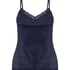 Pyjama Cami Velours Lace, Blue