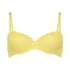 Lola Padded Underwired Bra, Yellow