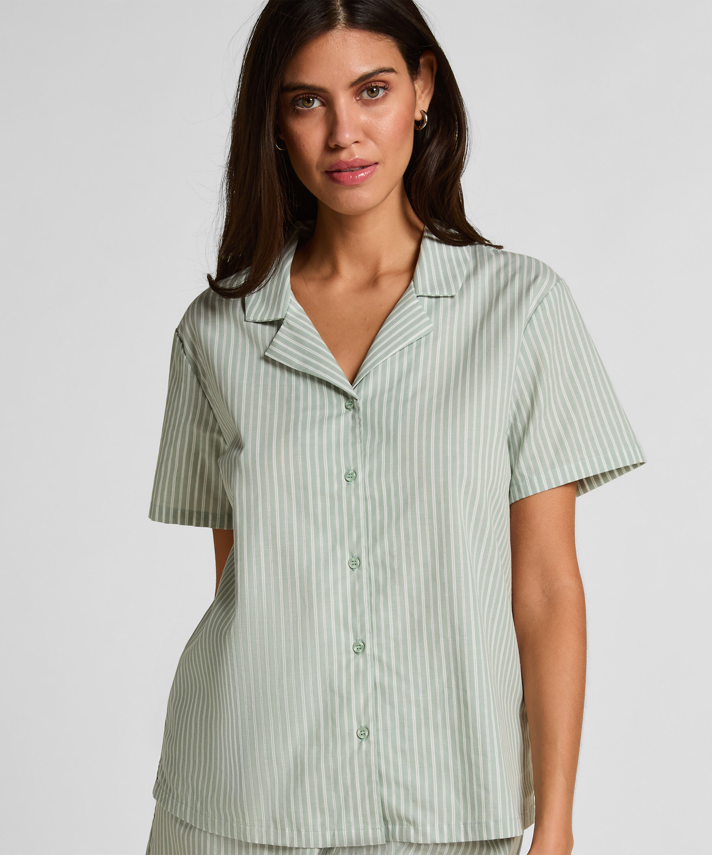 Jacket Woven Stripe, Green