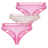 3-pack Thongs, Pink
