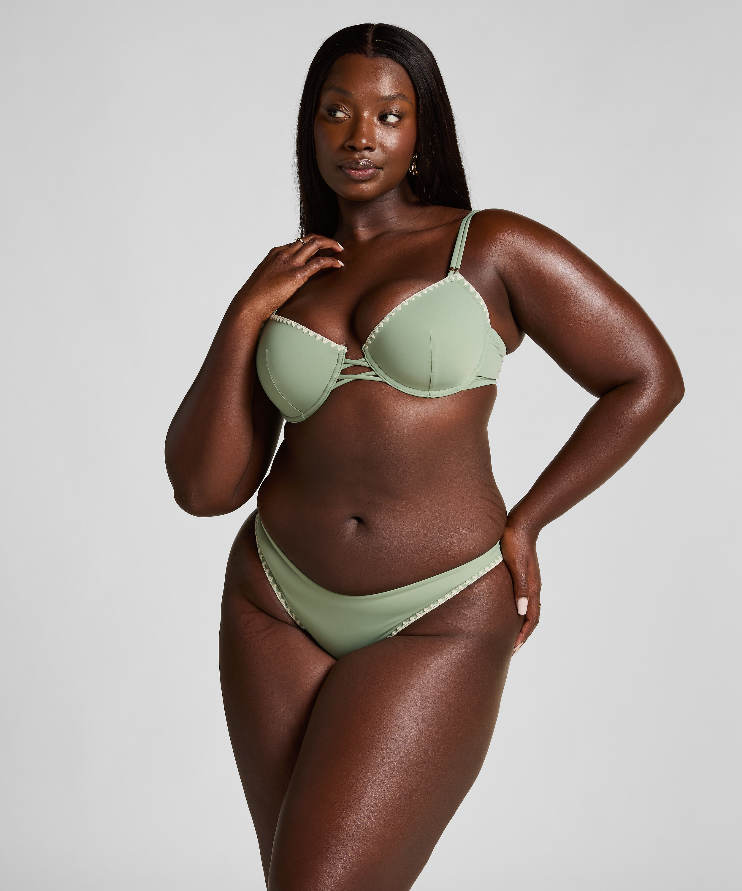 Joburg Bikini Top, Green, main