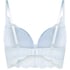 Laila Padded Underwired Longline Bra, Blue