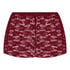 Short Allover Lace, Red