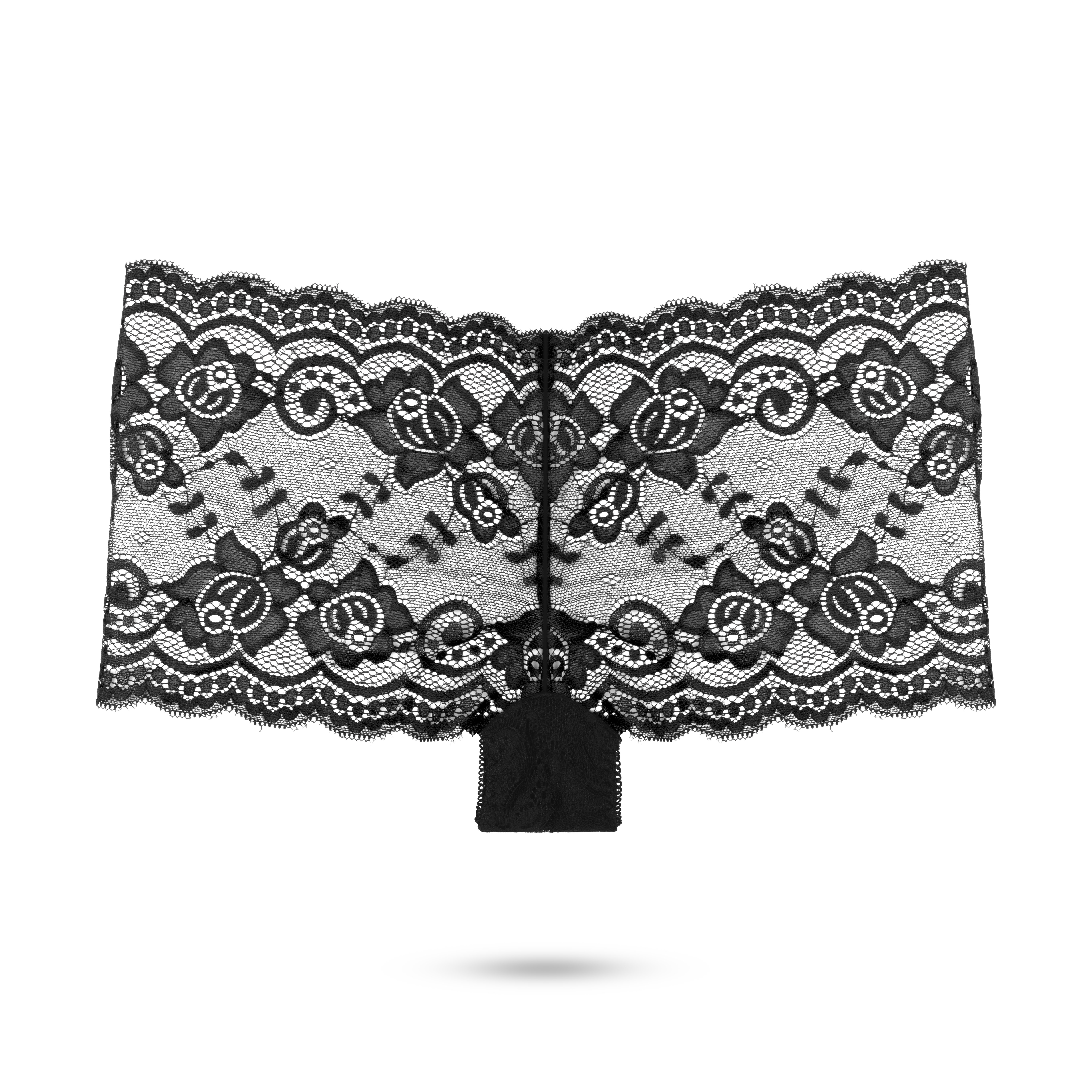 Vibrating Boyshort, Black, main