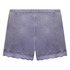 Velvet lace shorts, Purple