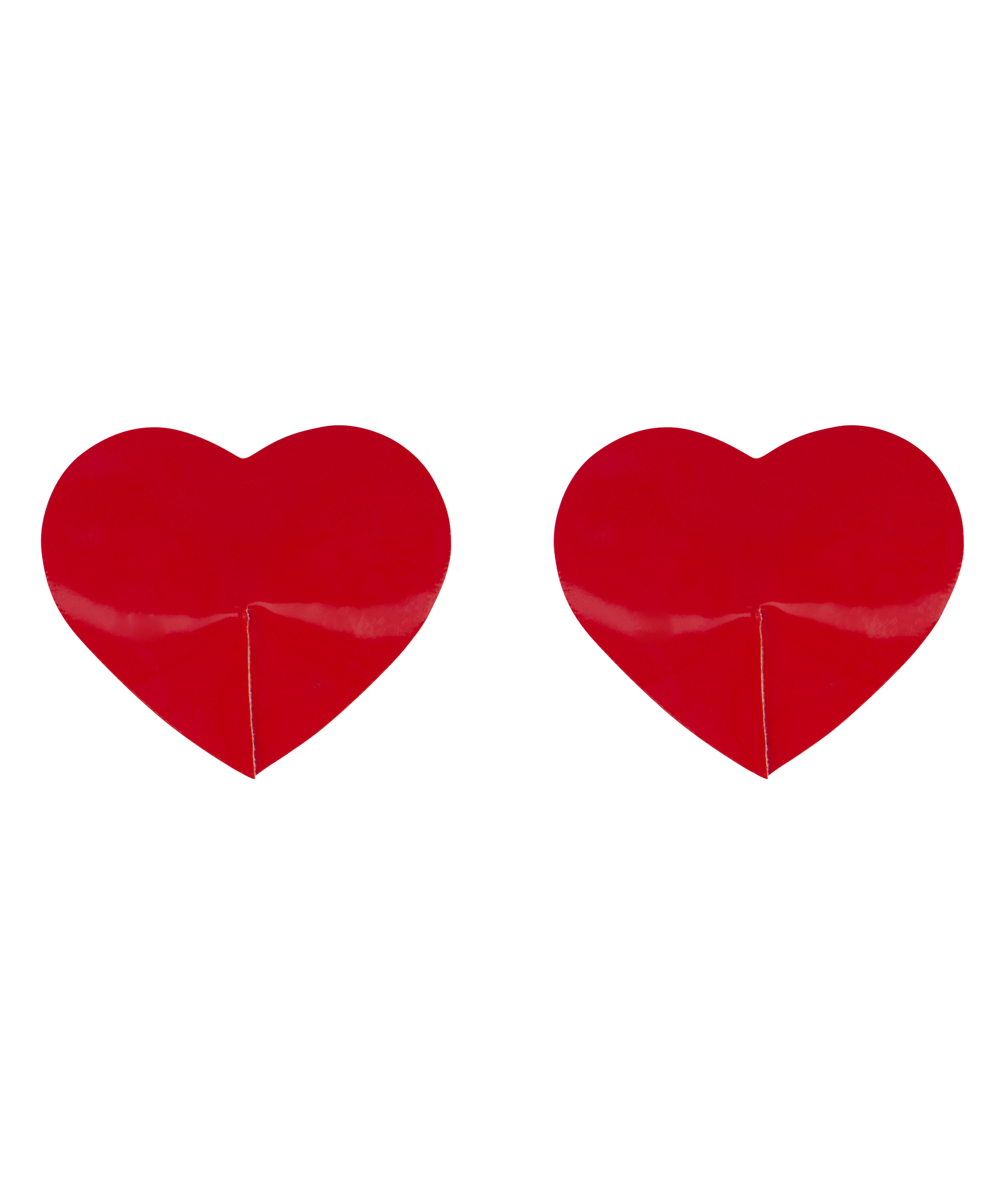 Glossy Nipple Covers, Red, main