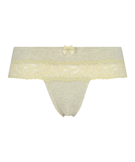 Cotton boxer thong, Green