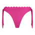 Scallop Lurex Rio Bikini Bottoms, Pink