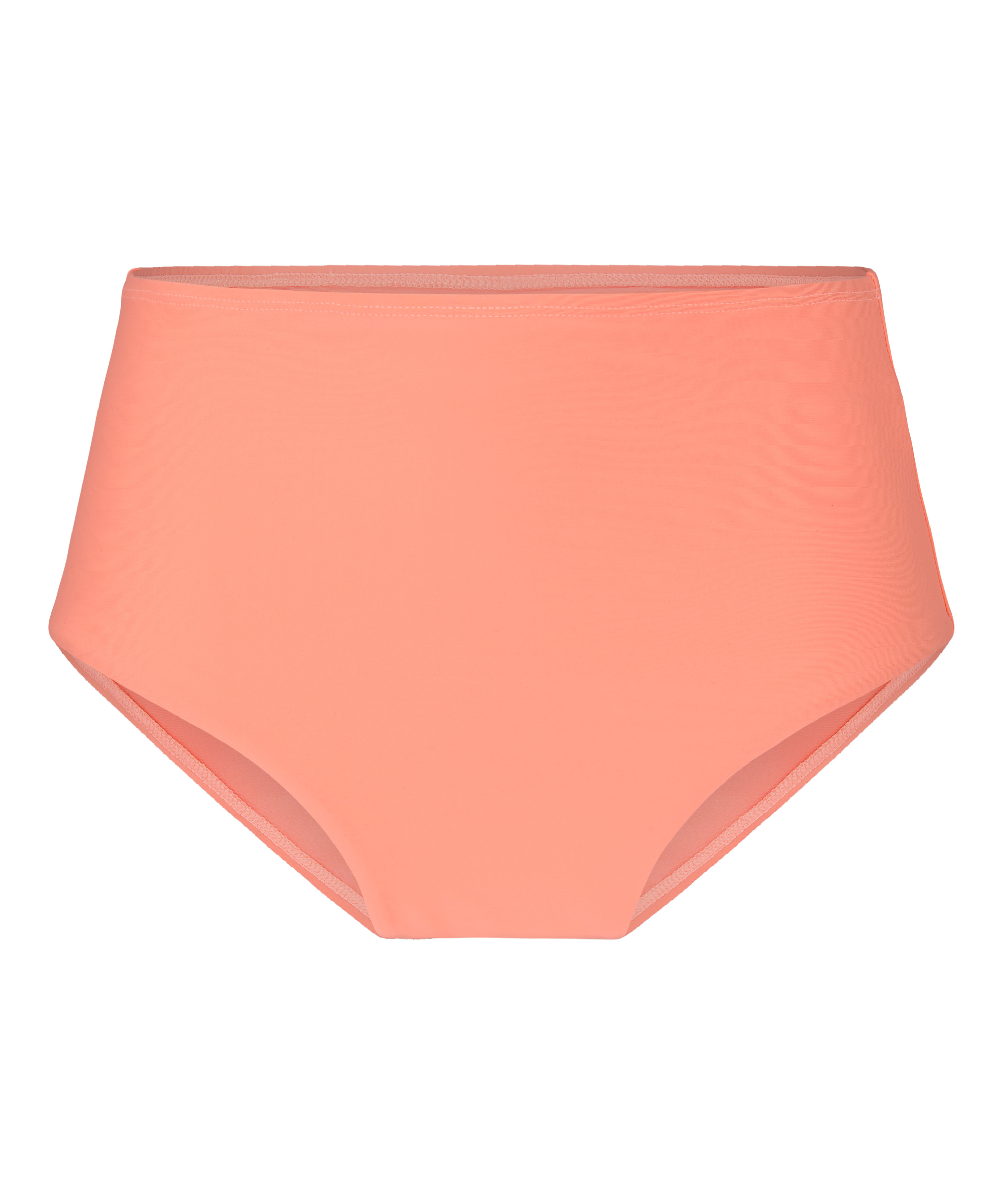 High-Waisted Shaping Bikini Bottom Luxe, Orange, main