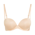 Padded Underwired Strapless Maximizer Bra, Beige