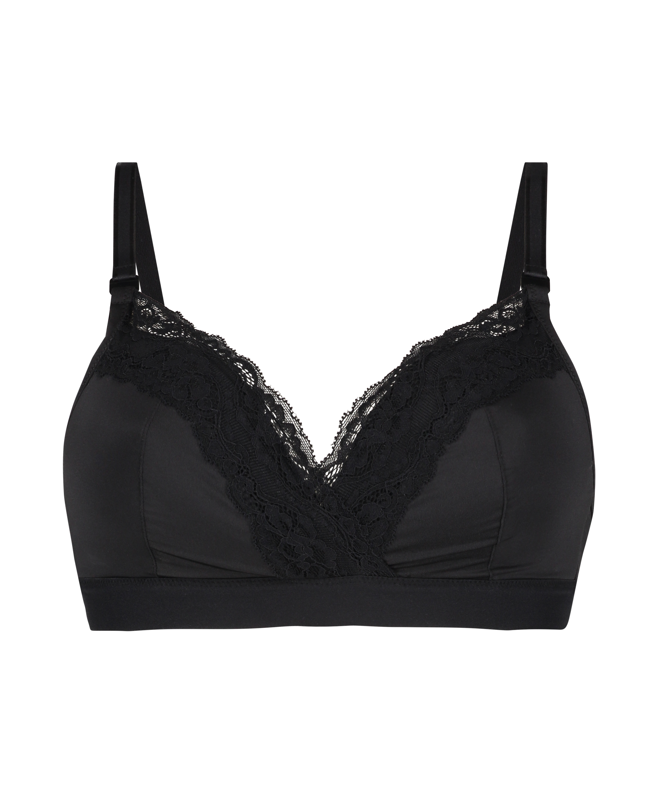 Annie Padded Nursing Bra, Black, main