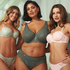 Bella Non-Padded Underwired Bra, Green