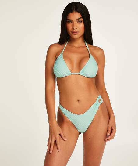 High-leg Maui bikini bottoms, Blue
