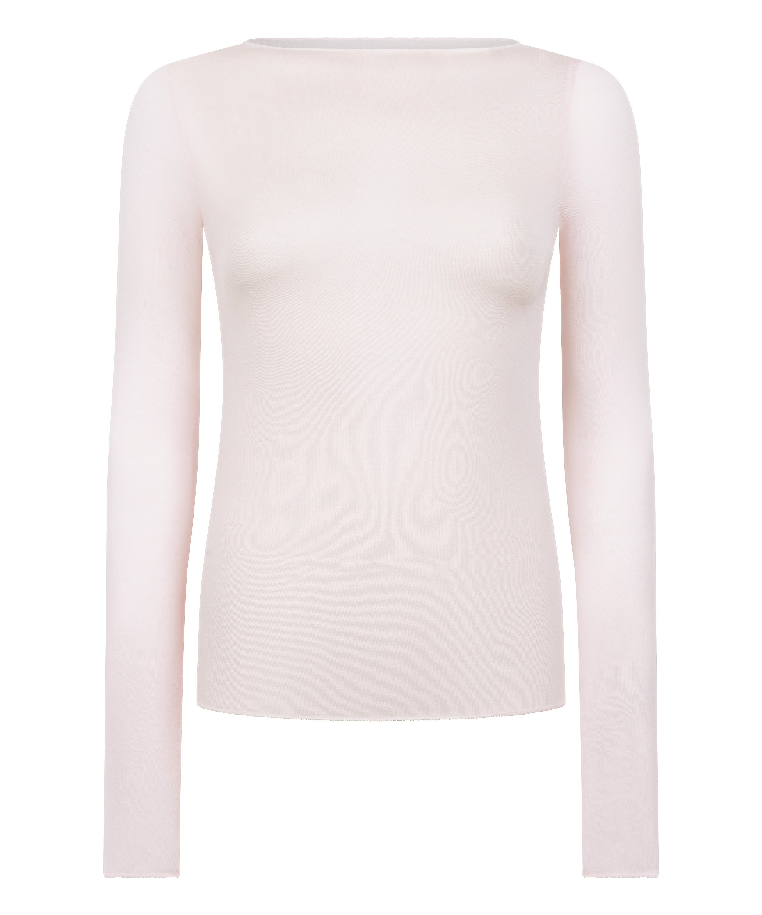 super soft Boatneck shirt with Cashmere, Pink, main