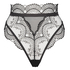 Akira High Leg Thong, Black