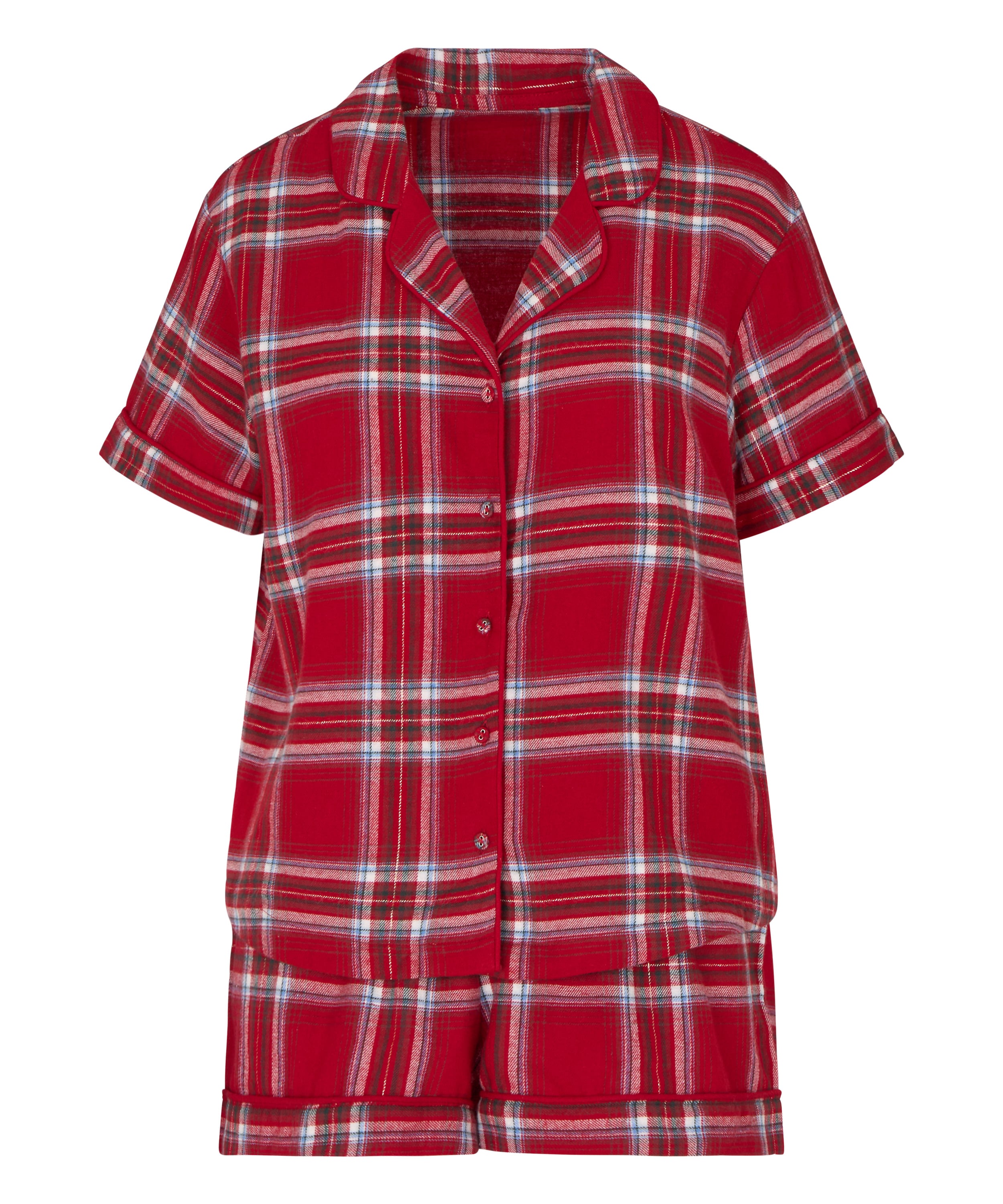 Twill pyjama set, Red, main