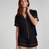 Essential Jersey Short-Sleeved Jacket, Black