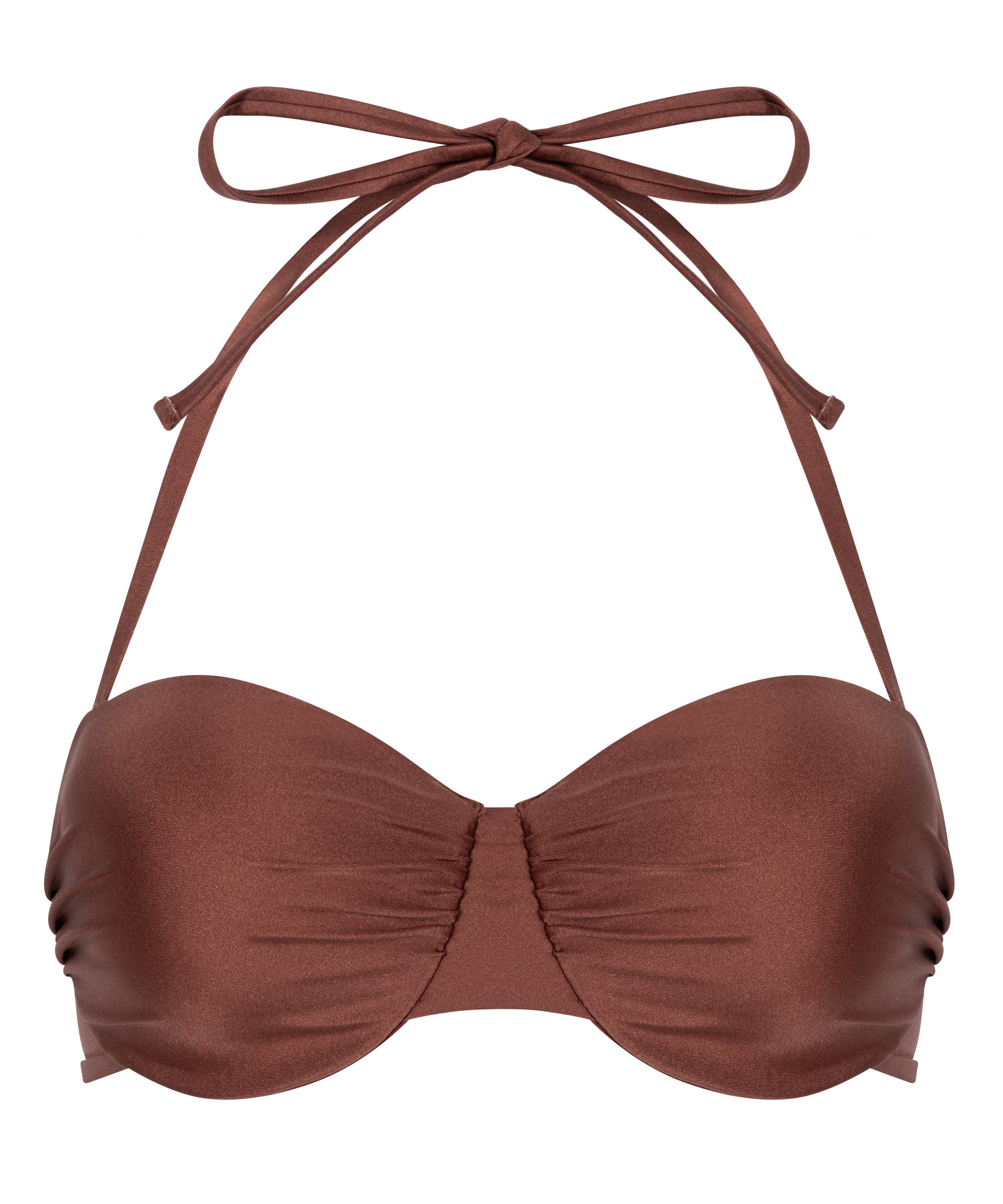 Dune Bandeau Bikini Top, Red, main