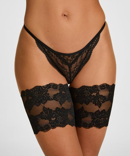 Anti Chafing Lace Bands, Black